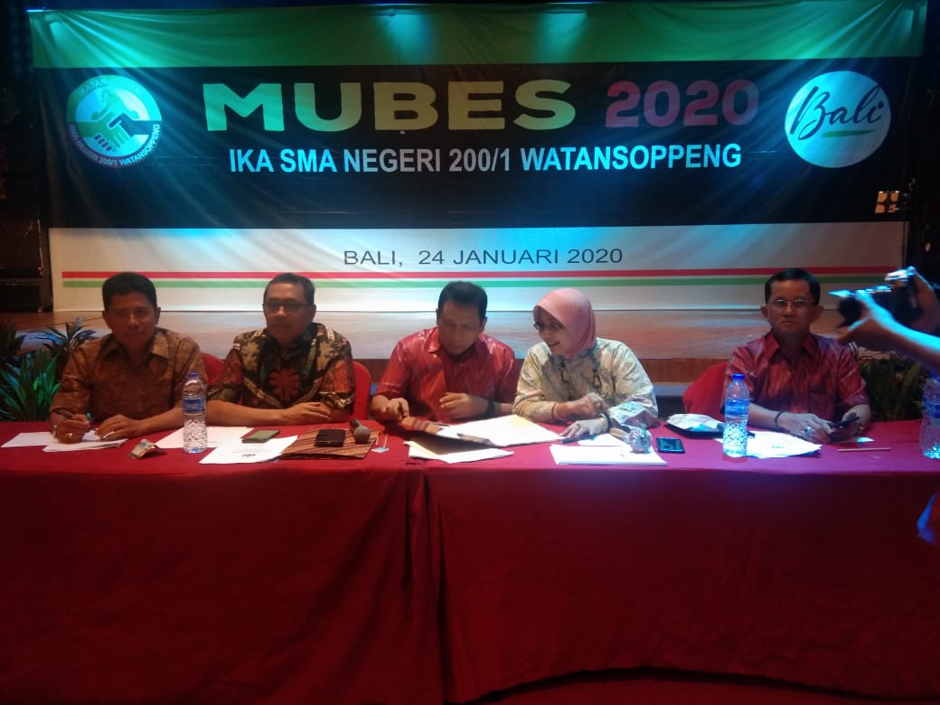 Silatnas & Mubes IKA SMAN 200/1 Watansoppeng Memilih Ketum Periode 2020 – 2024
