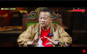 Edhy Prabowo saat memberikan kuliah dalam program Kalam di kanal Youtube Video Legend.