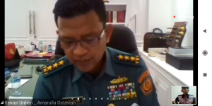 Rektor Unhan Laksamana Madya TNI Dr. Amarulla Octavian, S.T., M.Sc., DESD., CIQnR., CIQaR.,.