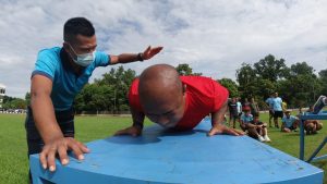 Suasana Tes Kesamaptaan Jasmani Casis Dikreg Seskoal Angkatan ke-59.