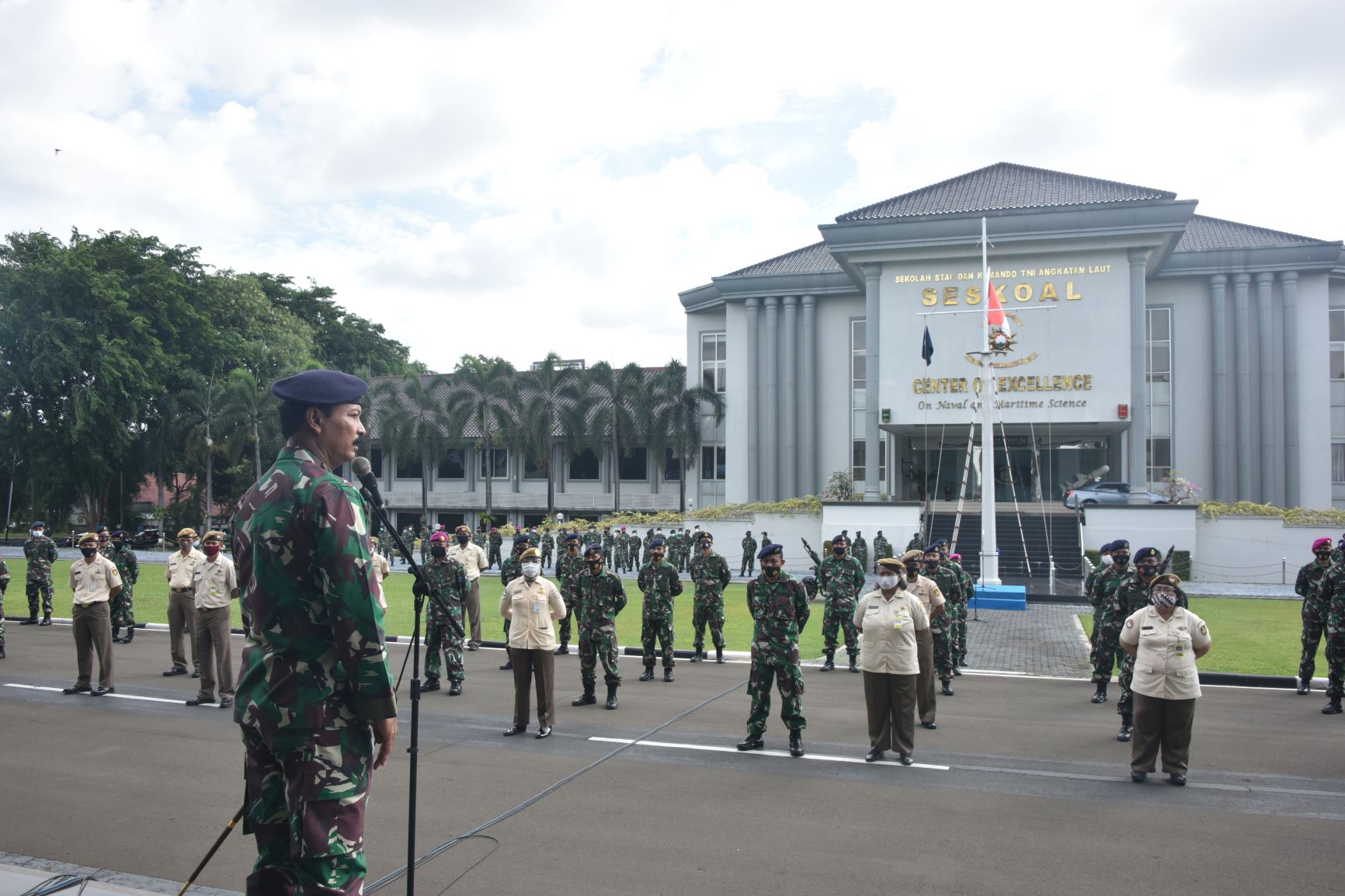 Sambut Tahun 2021, Danseskoal Minta Seluruh Personel Terus Jaga Imunitas Tubuh