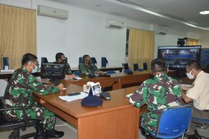 Dirbin Seskoal Ikuti Pra Renaku Bangfas Dan Bangmat Kewasgiataan Slogal Ta 2022 Melalui Vicon