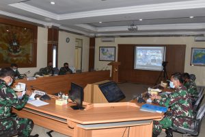 Suasana Rapat Penyelarasan RKA KL UO TNI AL TA 2022.