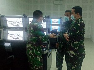 Kadisinfolahtal saat meninjau fasilitas Alins dan Alongins Seskoal.