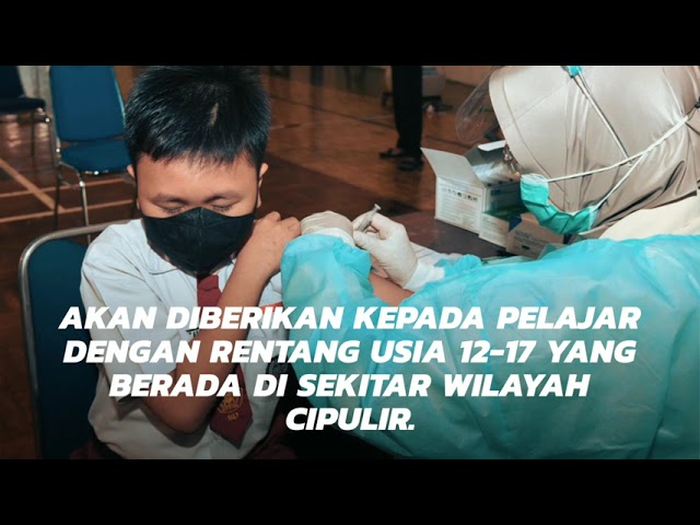 Seskoal Kembali Vaksinasi Pelajar Jaksel