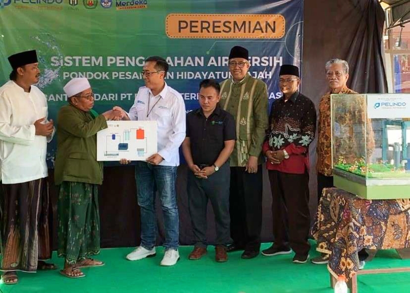 SPTP dan UNUSA Bangun Pengolahan Air Bersih di Ponpes Hidayatun Najah