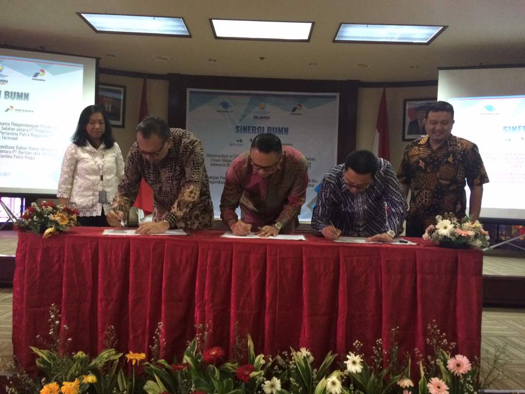 Pelindo III Jalin Kerja Sama Bisnis dengan Pertamina dan IBT