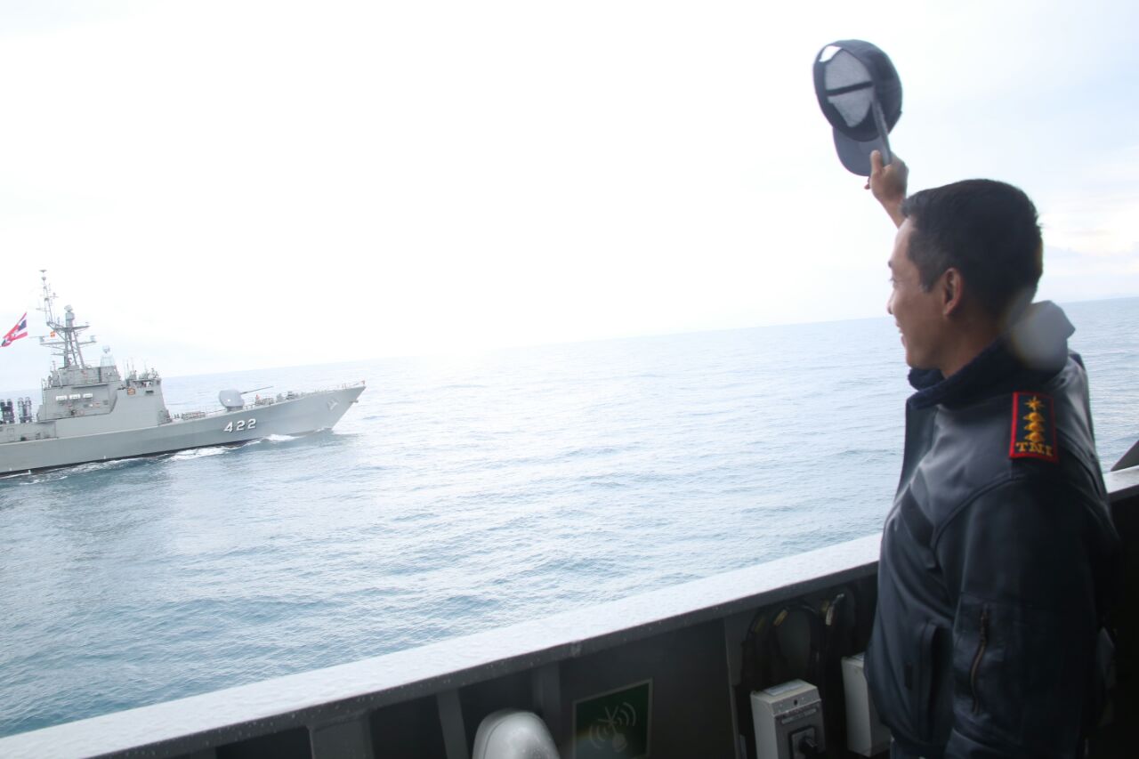 KRI RE Martadinata-331 Latihan RAS Bersama di Thailand