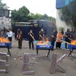 BC Bekasi Musnahkan Hasil Penindakan Bidang Cukai Tahun 2021