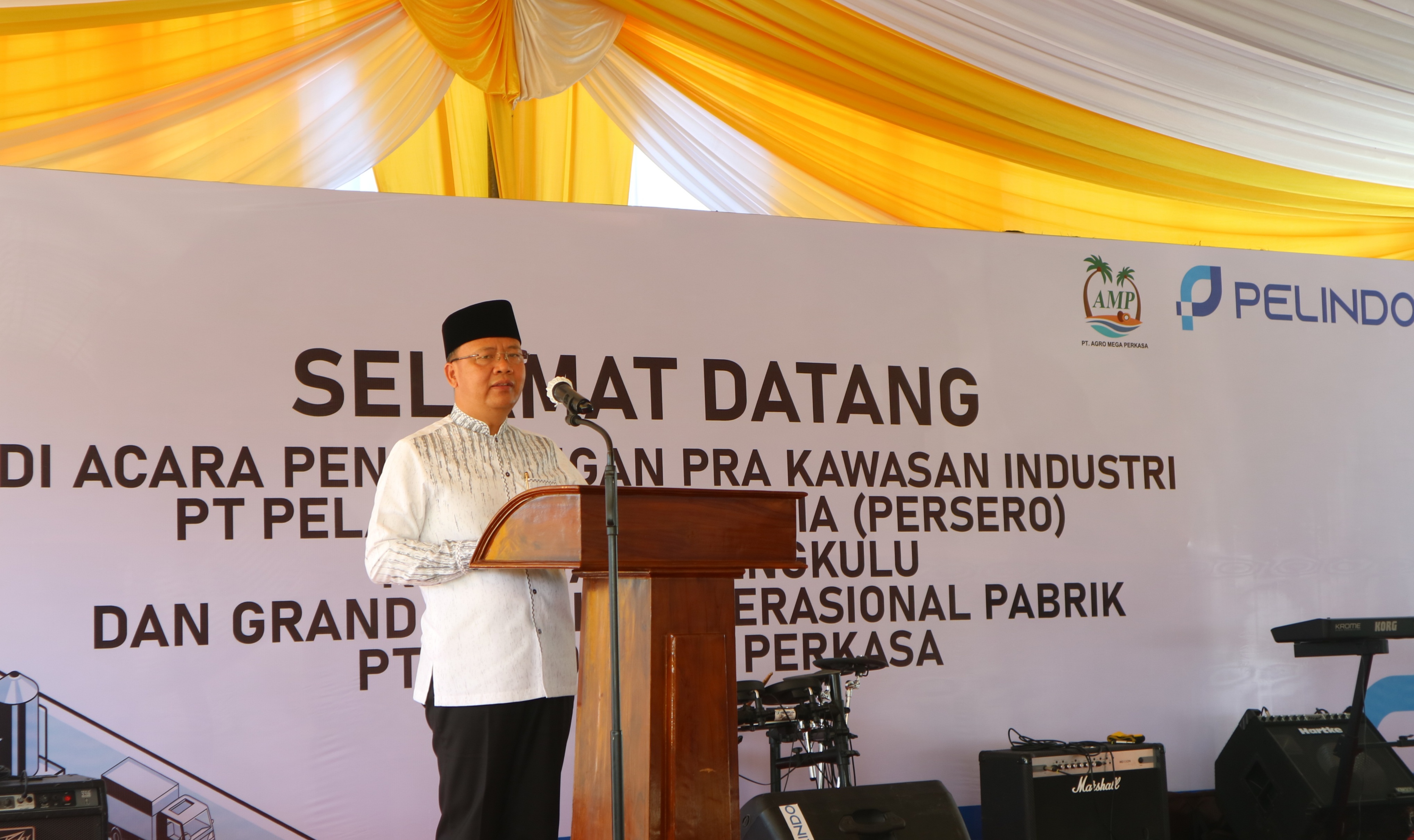 Pabrik CPKO dan Pra Kawasan Industri Pelabuhan Pulau Baai Diresmikan Gubernur Bengkulu