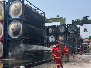 Kebakaran Kontainer di NPCT1 Cepat Dipadamkan, Tidak Ada Korban